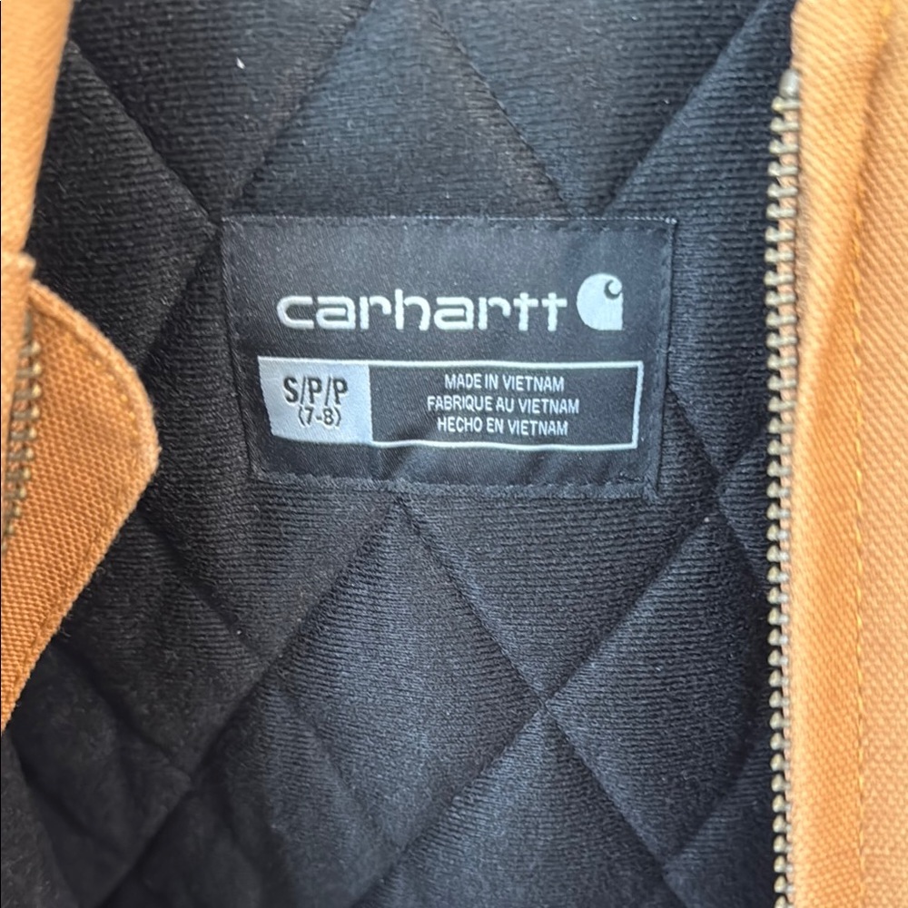 Carhartt Tan Hooded Jacket - Picture 2 of 2